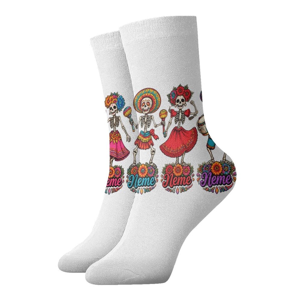 Day of the Dead Celebration Crew Socks