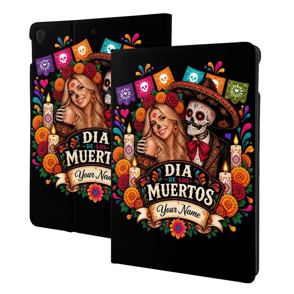 Day of the Dead Marigold Glow iPad Case