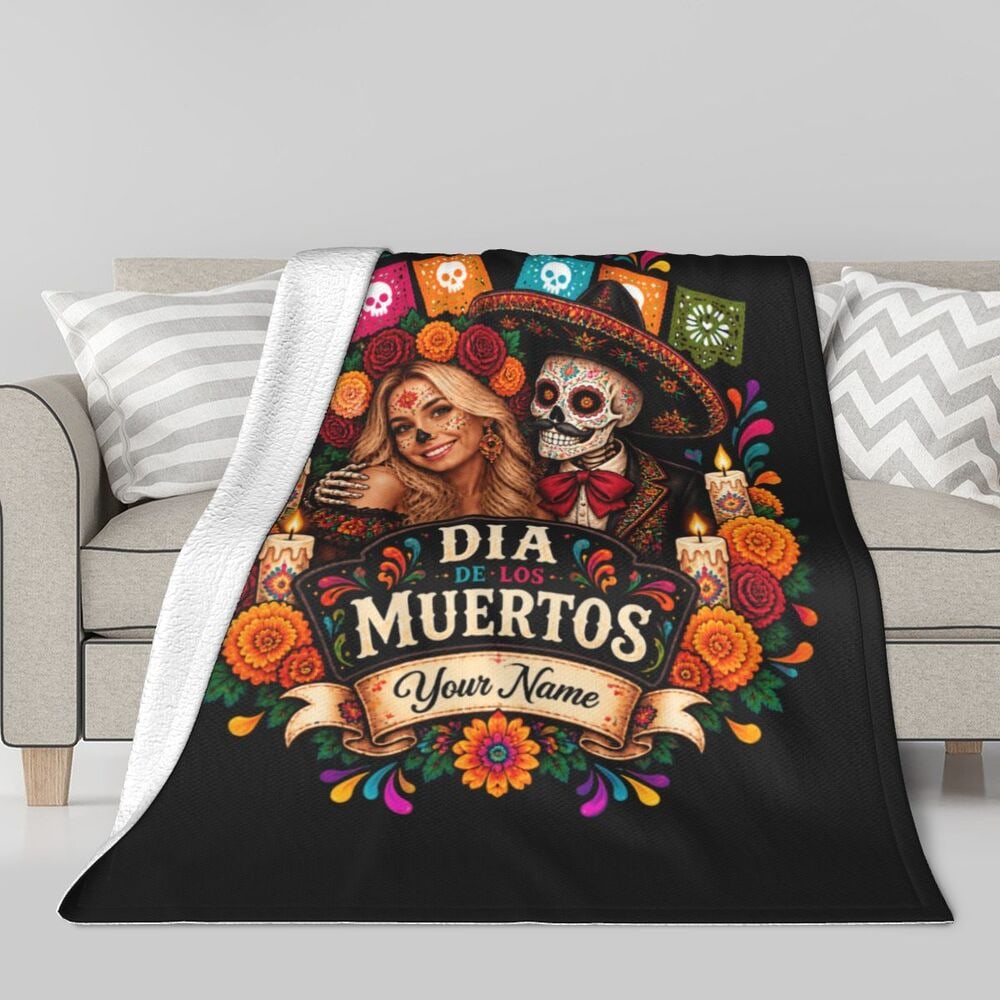Sherpa Fleece Blanket — front-8