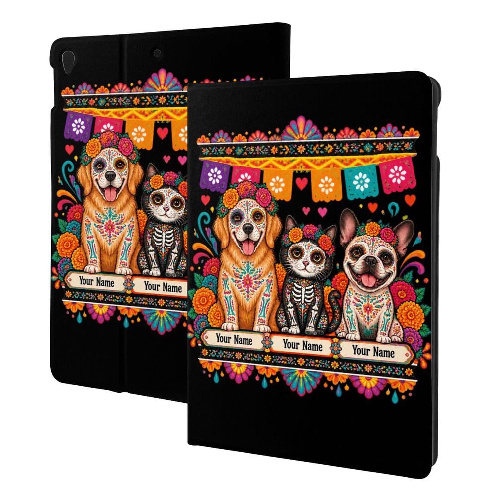 Day of the Dead Pets iPad Case