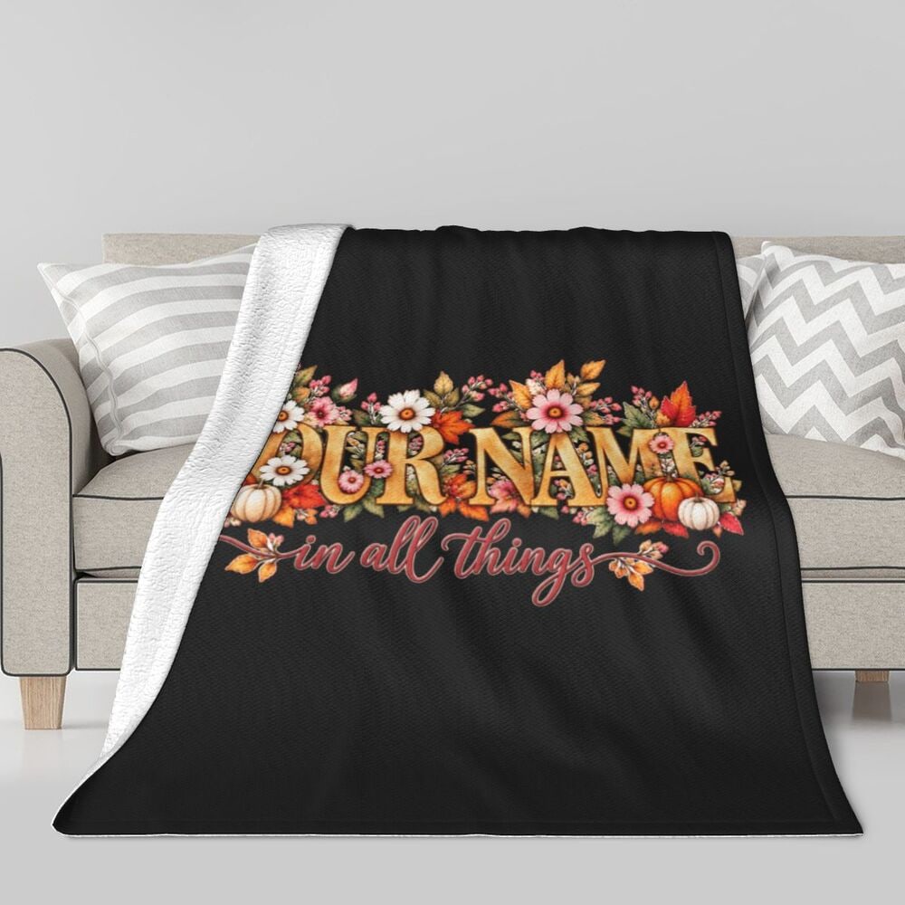 Sherpa Fleece Blanket — front-11