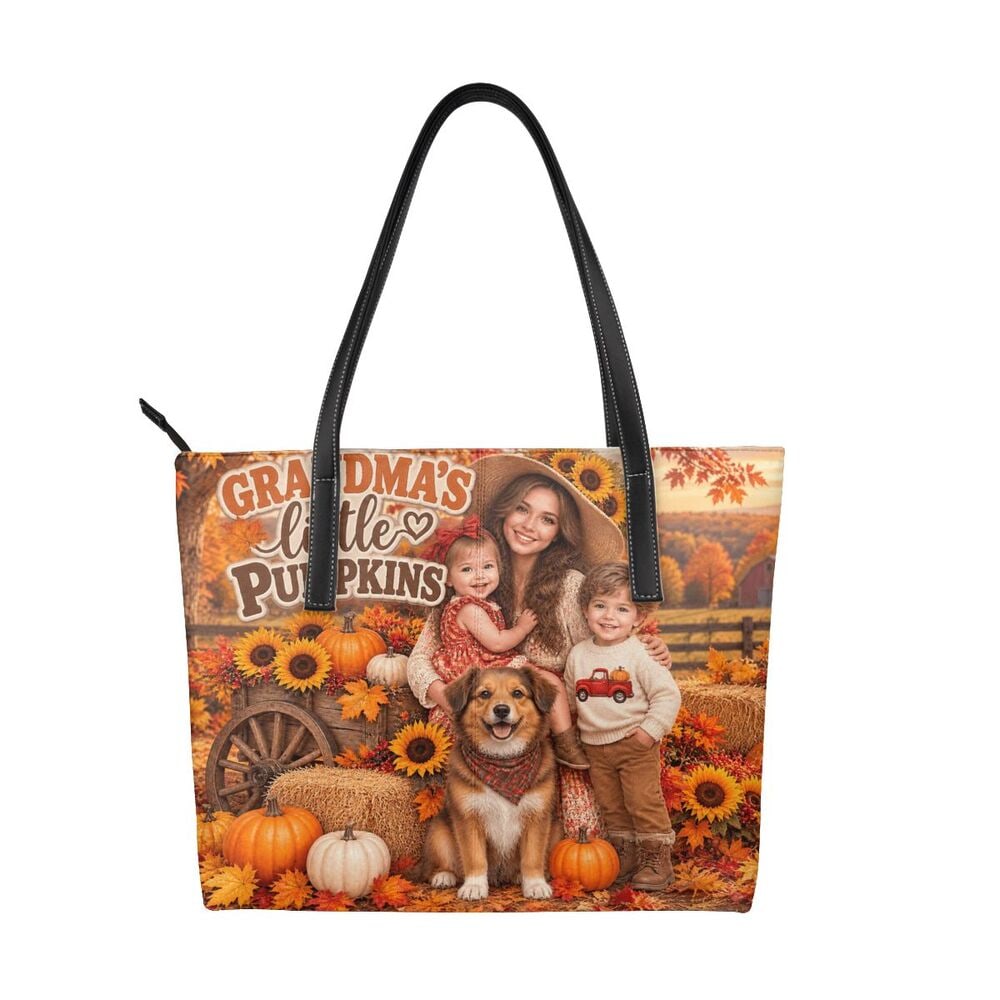 Thanksgiving Family Portrait Canvas-Handtasche