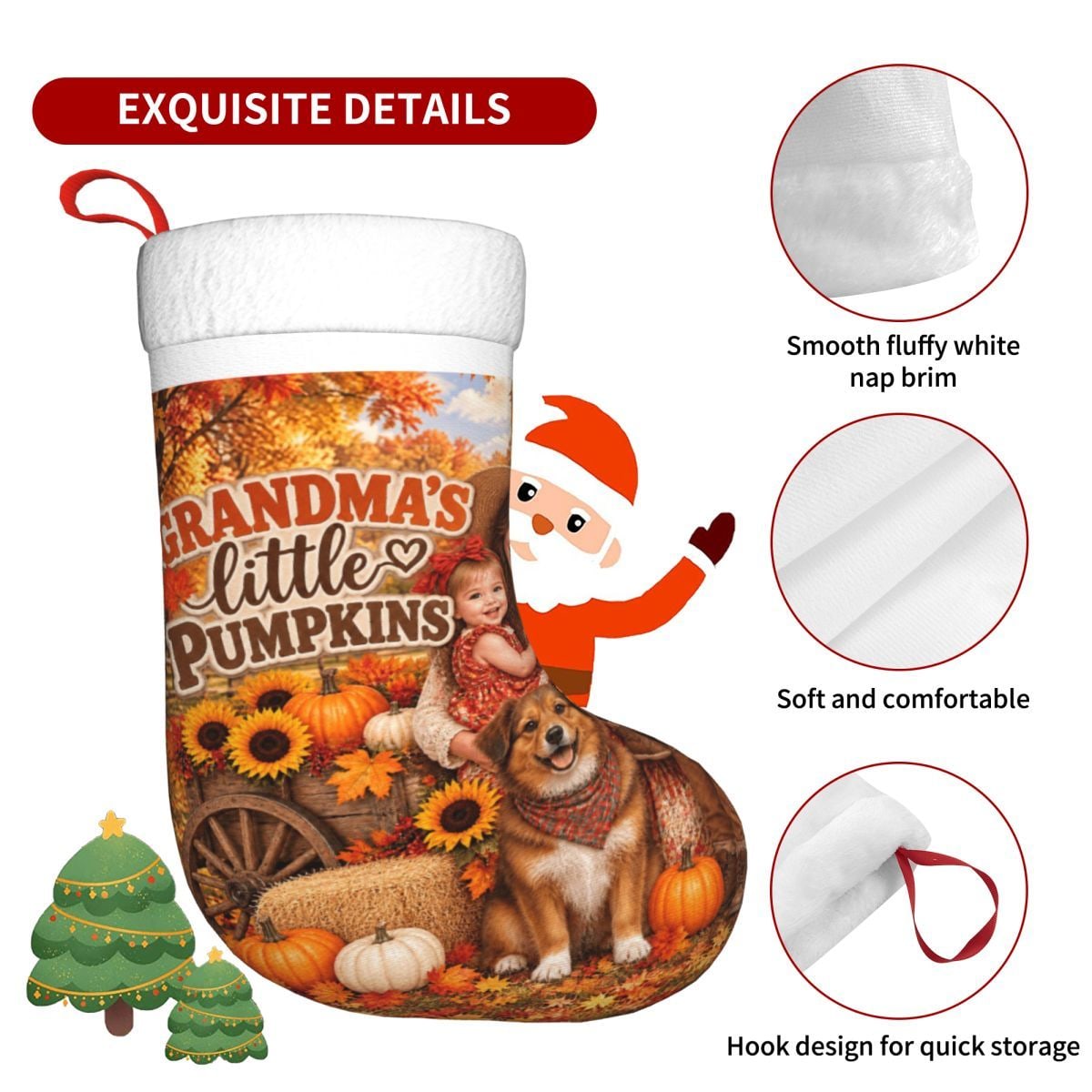 Calcetín de Navidad — front