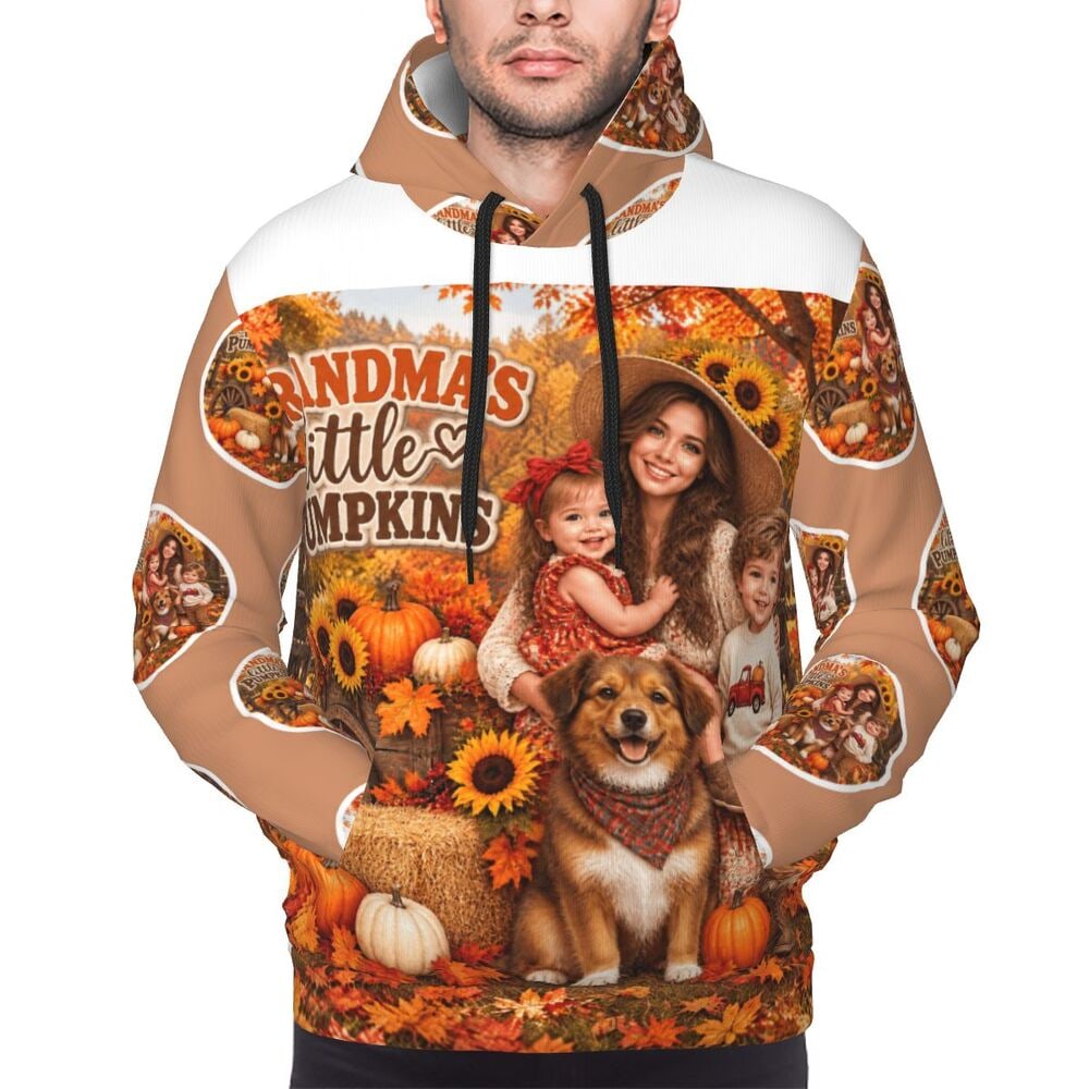 Thanksgiving Family Portrait Men's Hoodie