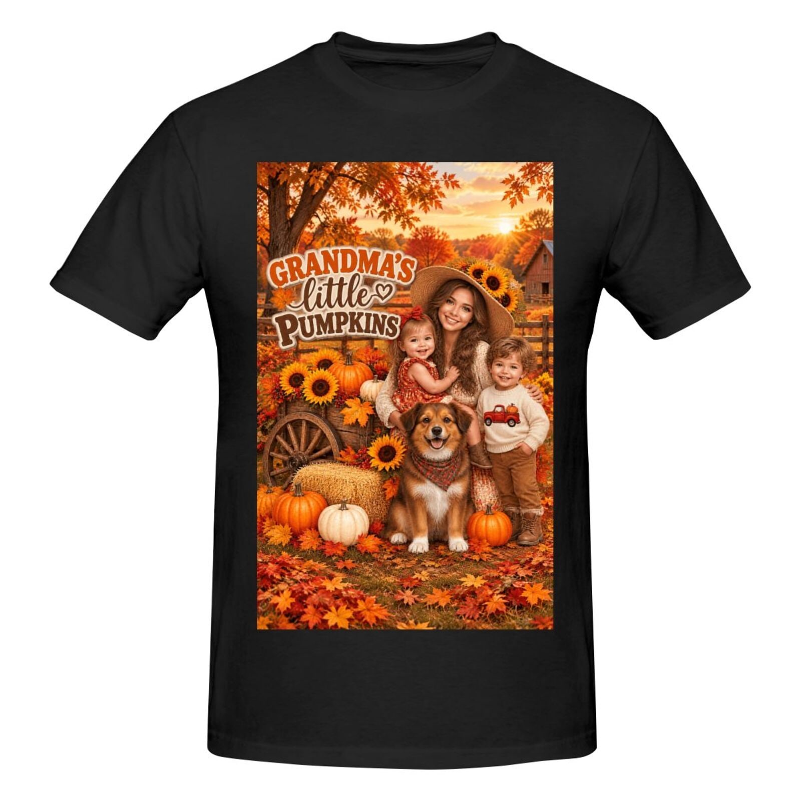 Thanksgiving Family Portrait Men's T-Shirt