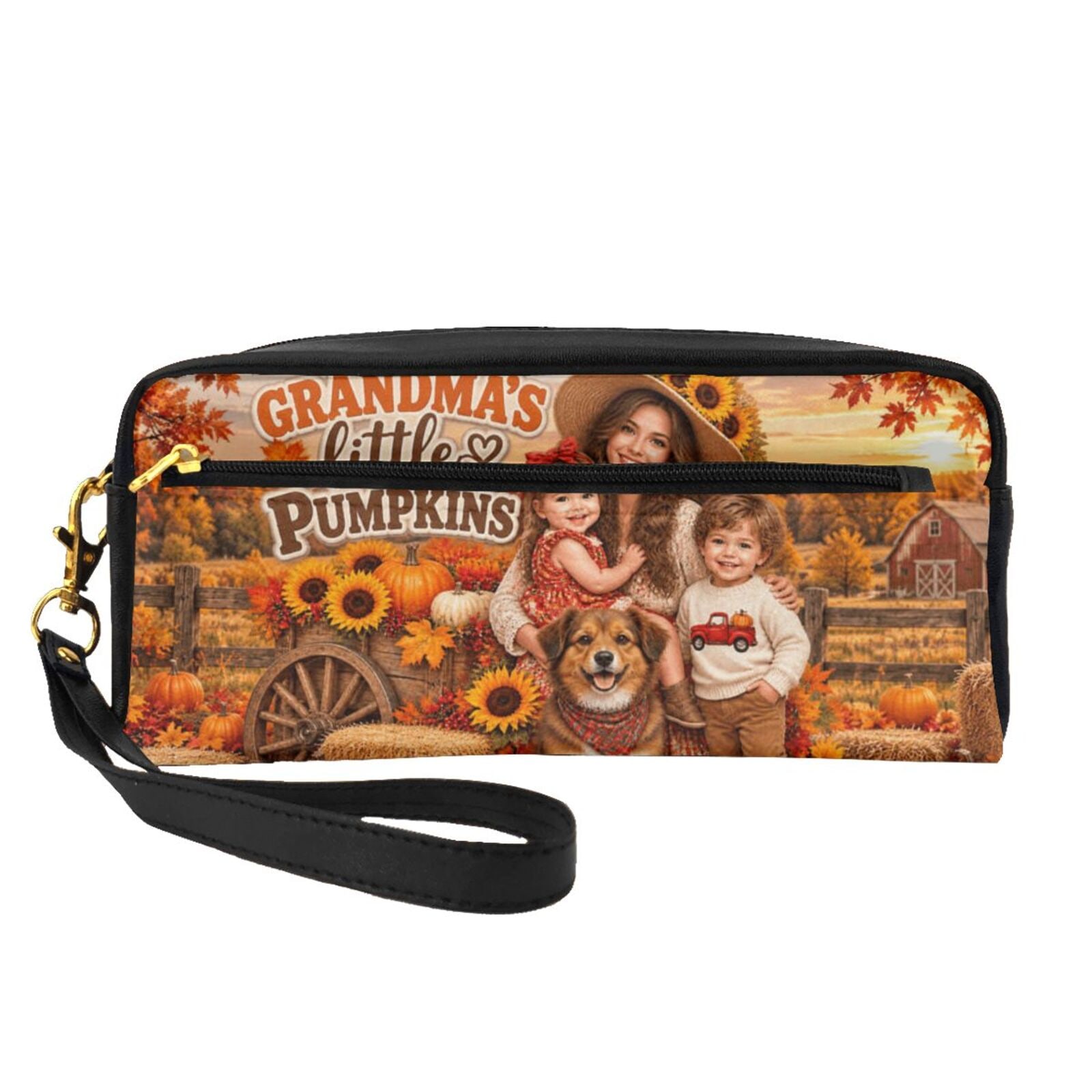 Thanksgiving Family Portrait Trousse à crayons