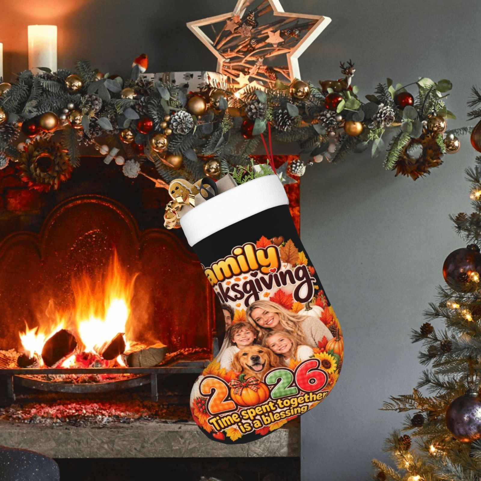 Chaussette de Noël — front