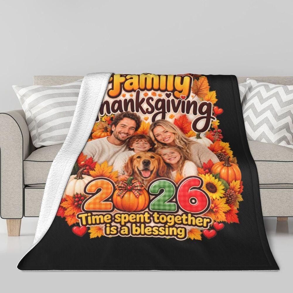 Sherpa Fleece Blanket — front