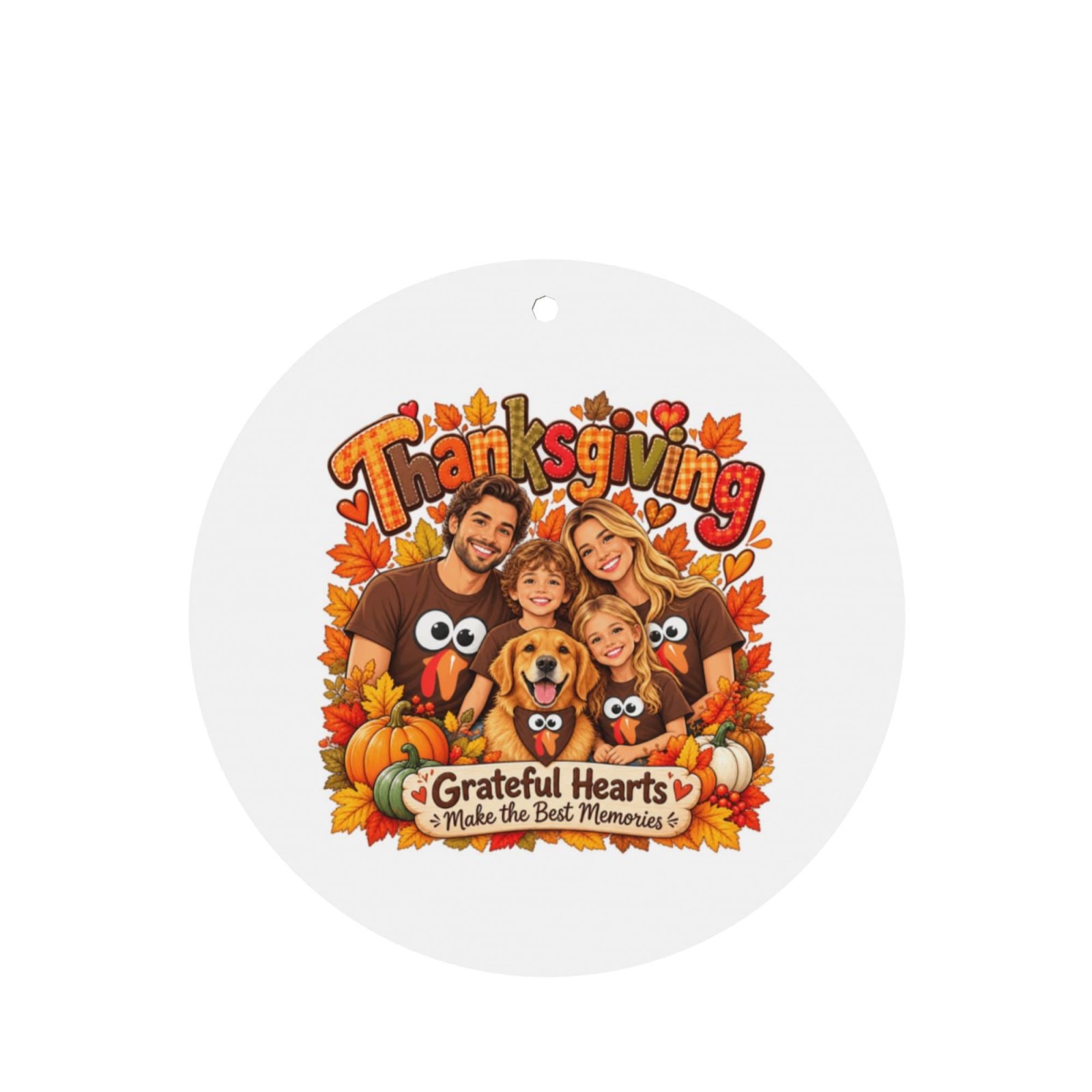 Thanksgiving Family Joy Car Air Freshener