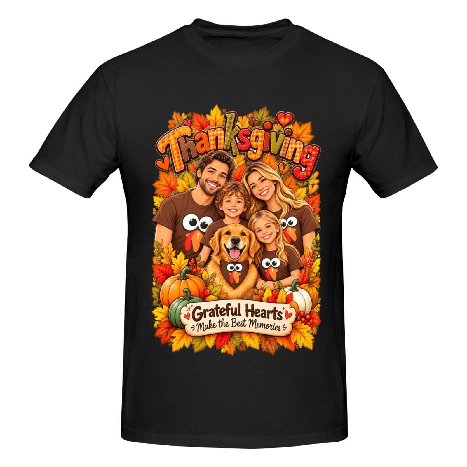 Thanksgiving Family Joy Men's T-Shirt