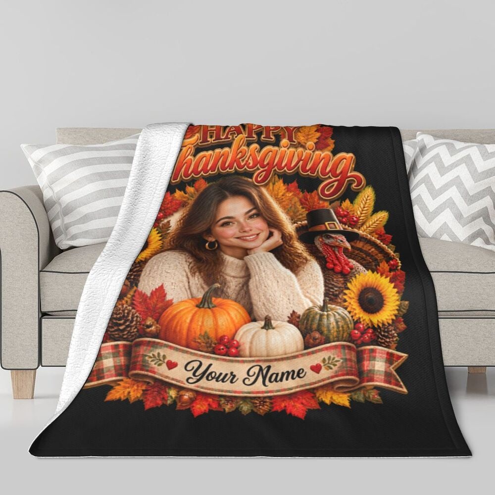 Sherpa Fleece Blanket — front-10