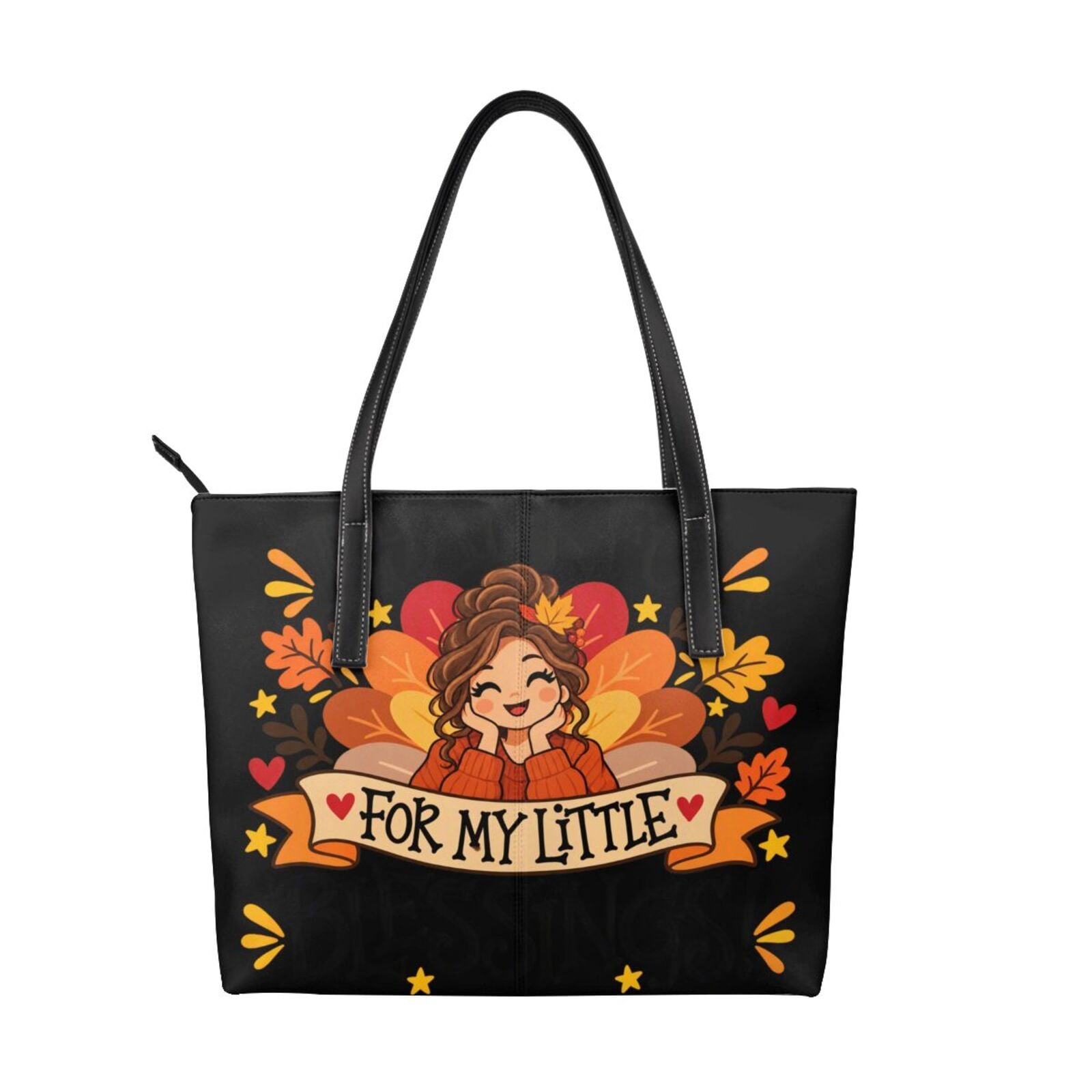Erntedank-Dankbarkeitsporträt Canvas-Handtasche