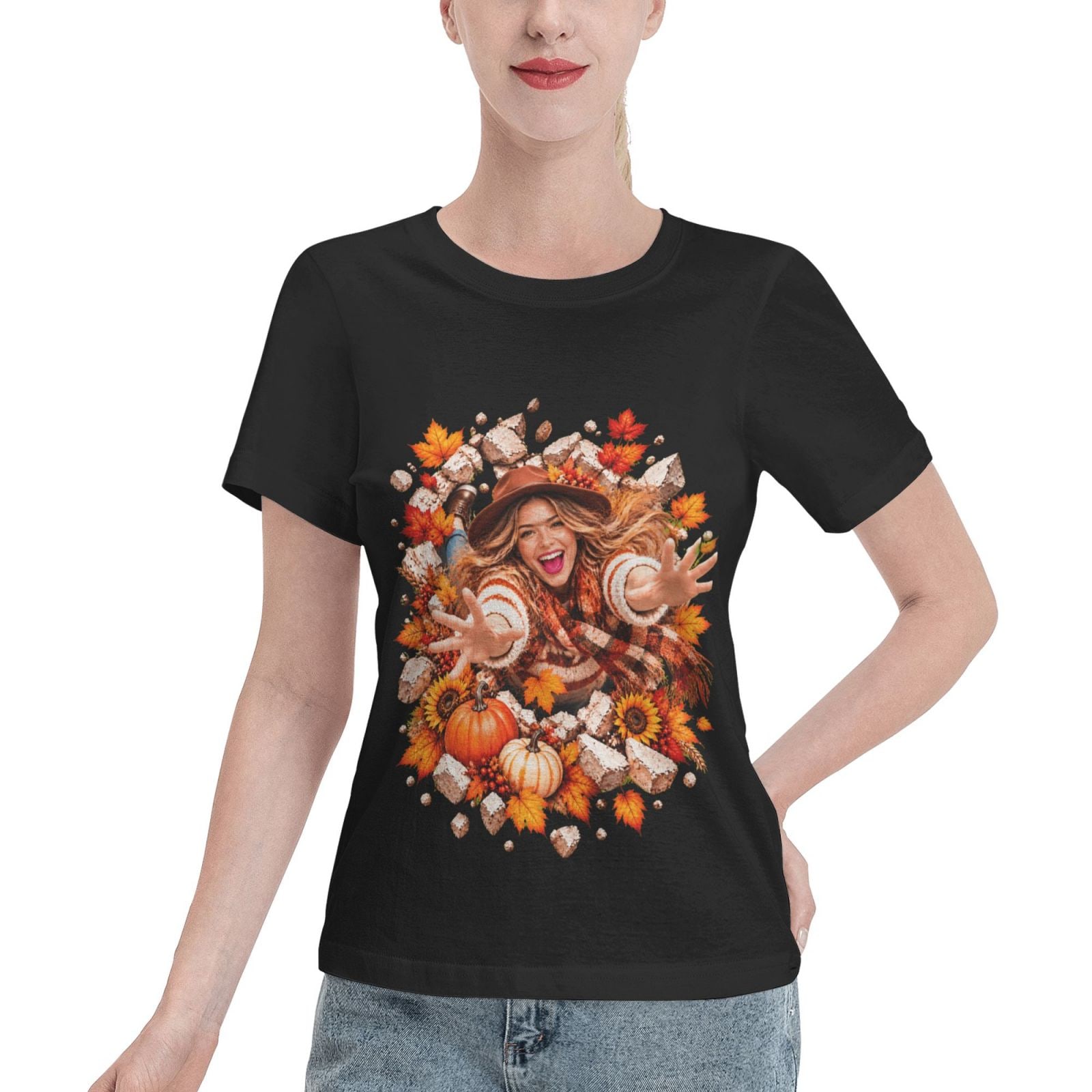 Thanksgiving Joy Burst Women's T-Shirt