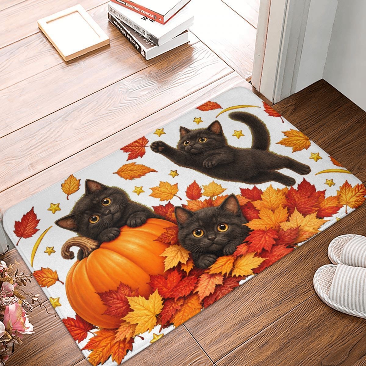 Thanksgiving Autumn Whimsy Doormat 16×24 in