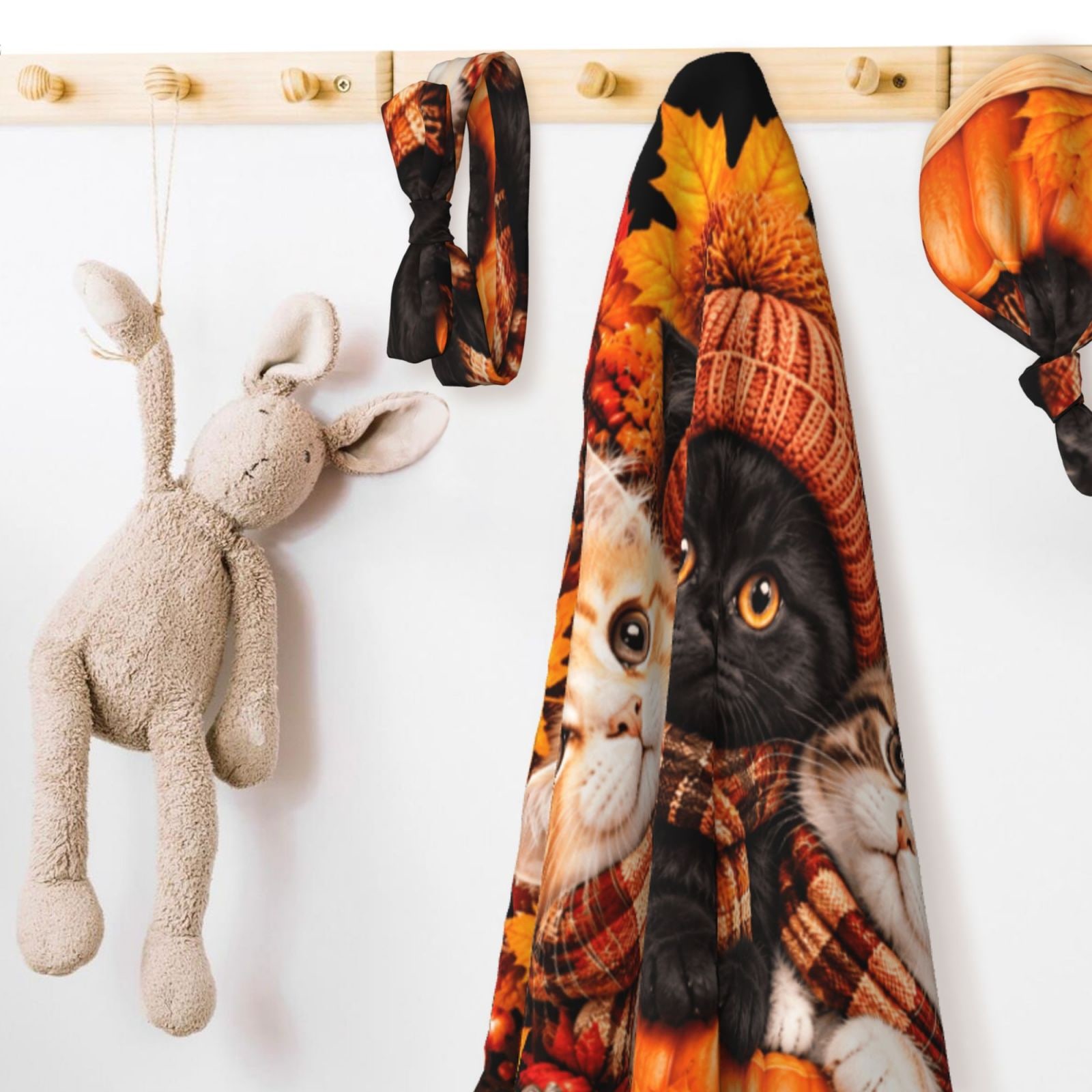 Ensemble lange, bonnet et bandeau pour bébé — front-10