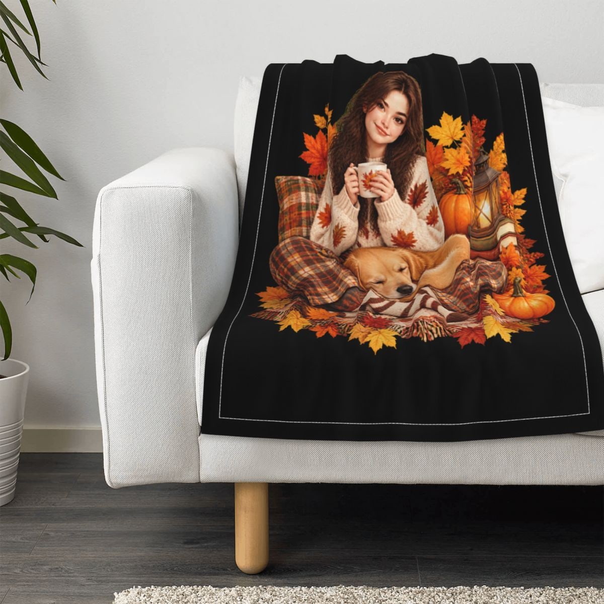 Thanksgiving Cozy Moments Baby Blanket 30×40 in