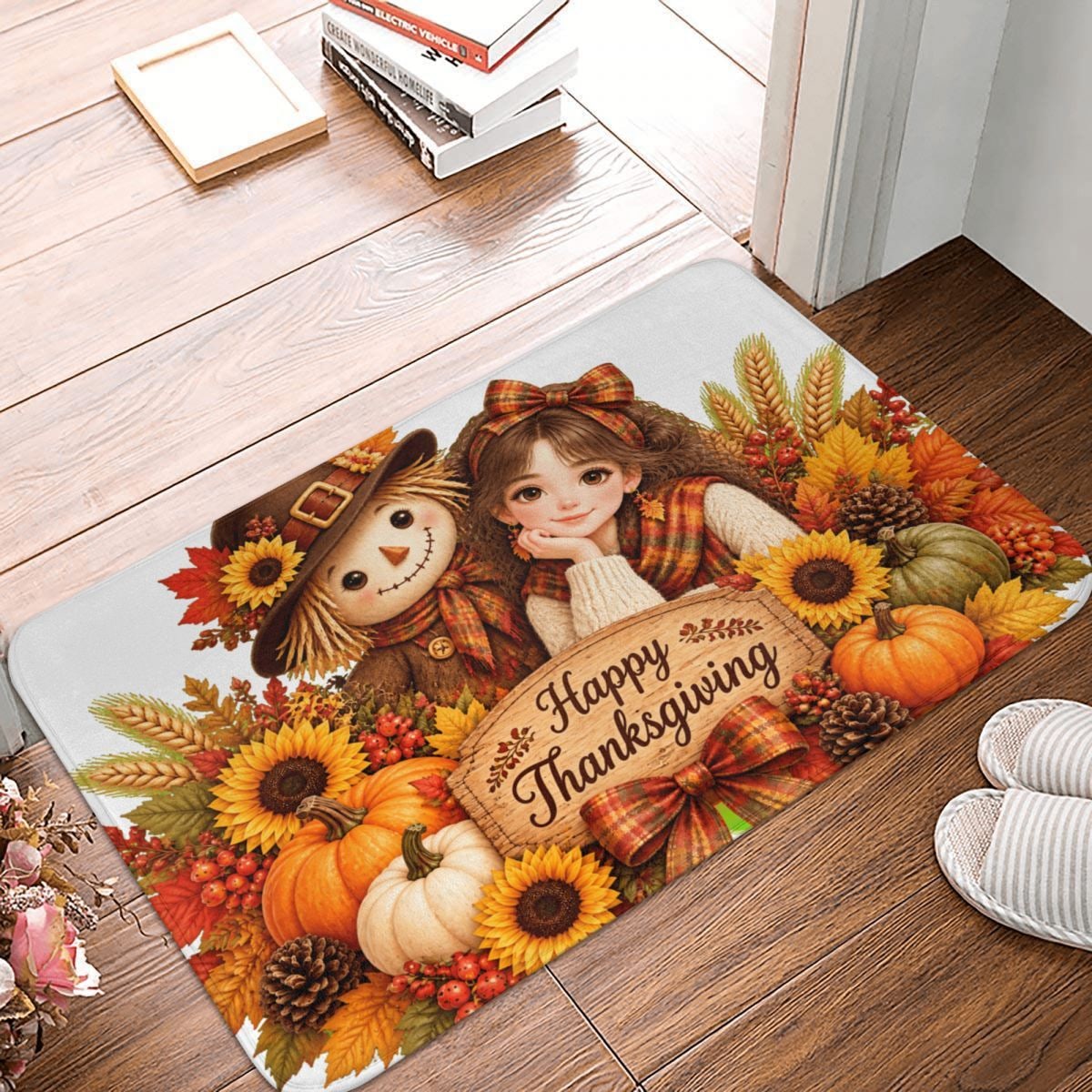 Erntedank-Ernte-Charme Doormat 16×24 in