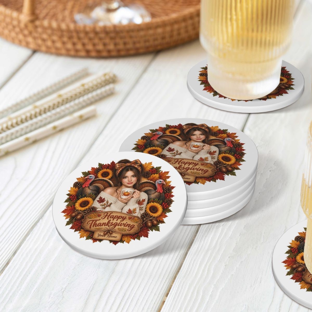 Ceramic Coaster Set of 4 — gallery-2