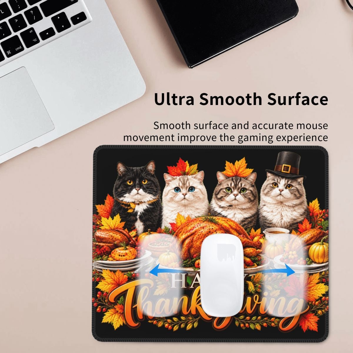 Thanksgiving Feline Feast Tapis de souris